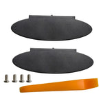Rhyming Car Sun Visor Vanity Mirror Cover For Porsche 996 997 911 Carrera 986 Boxster 987 Cayman Black Car Interior Accessories