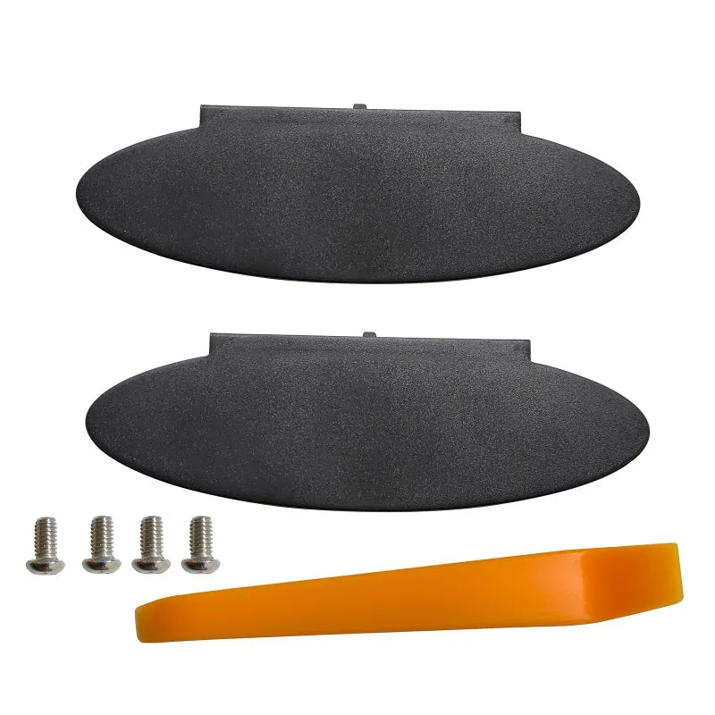 Rhyming Car Sun Visor Vanity Mirror Cover For Porsche 996 997 911 Carrera 986 Boxster 987 Cayman Black Car Interior Accessories