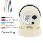 Digital Dual Gauge with Alarm 52MM Water Level and Sewage Level Meter | 0-190ohm Ma additional angle
