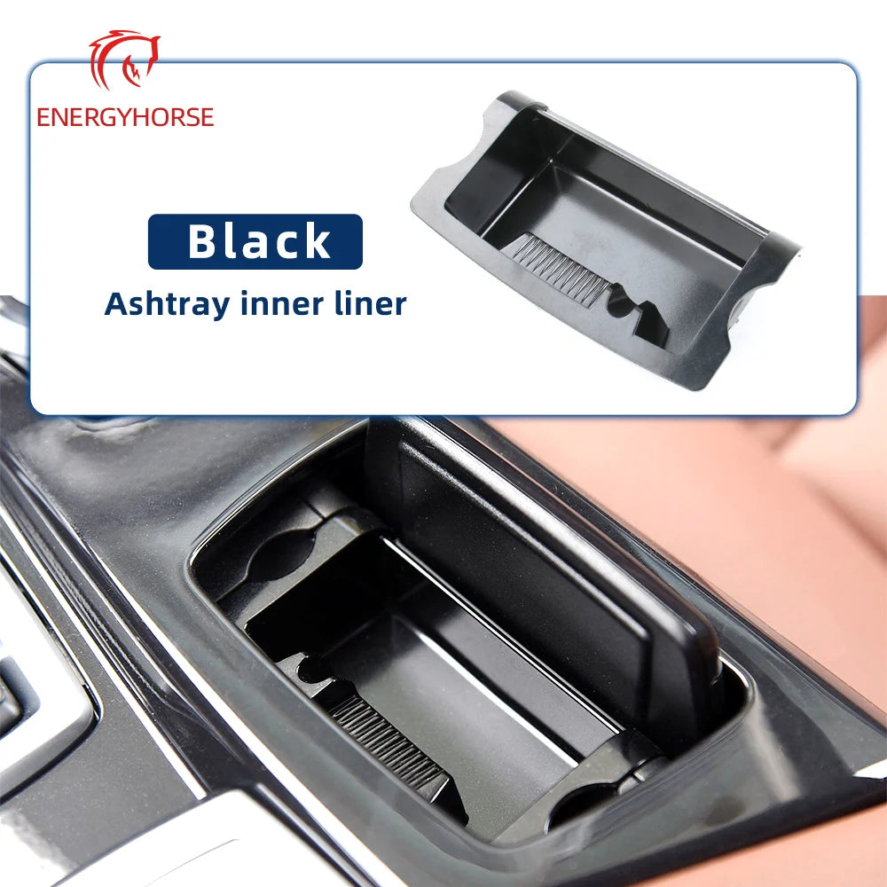 LHD RHD Front Center Console Ashtray Assembly Liner Box Cover Replacement For BMW 5 S alternate view