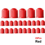 AUTCOAT Tire Stem Valve Caps | Universal Plastic Valve Covers for Cars, Trucks, Bikes detail view