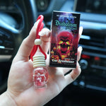 Skull-Shaped Wooden Car Air Freshener | Long-Lasting Light Fragrance for Car Interior alternate view