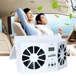 Car Fan Car Mounted Solar Energy Car Cycle Exhaust Fan Quick Car Ventilation Fan Air Circulation Cooling Fan