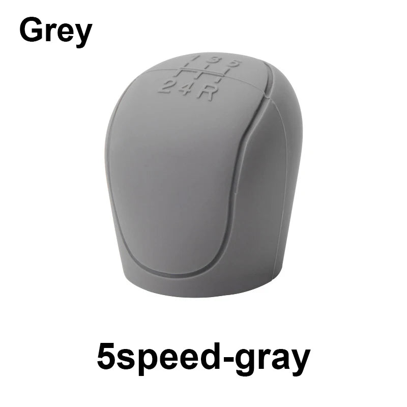 1PC Manual 5/6-speed Car Interior Accessories Car Silicone Gear Shift Knob Cover Sh additional angle
