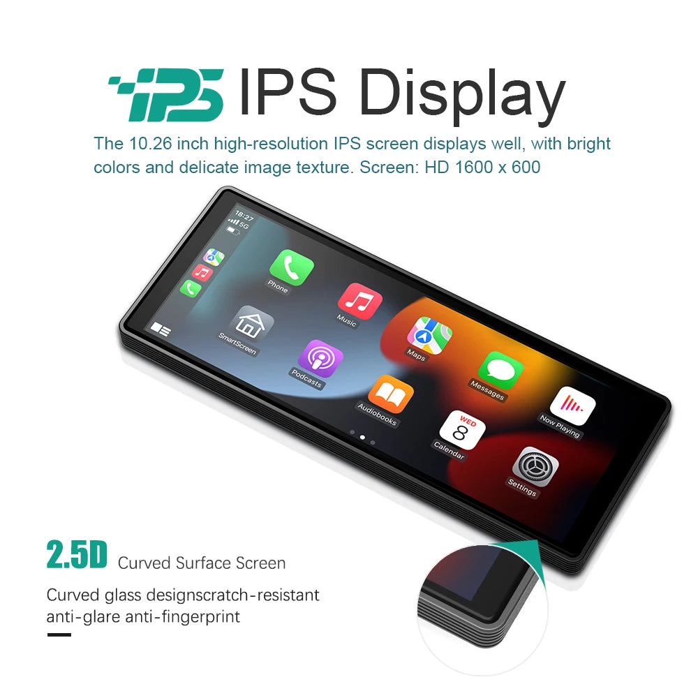 XUDA Universal 10.26 Inch Car Radio Multimedia WIFI Video Player Wireless Carplay & An close-up view
