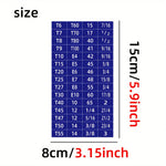 60pcs Mechanical Drive Socket Label Stickers Quick and Easy Reminder Sticker Toolbox Ext detail view