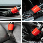 Detailing Brush Set Car Brushes Car Detailing Brush For Car Cleaning Detailing Brush D close-up view