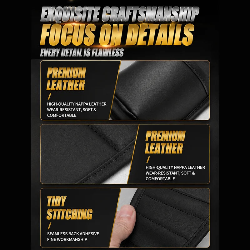 Car Door Cup Holder Waterproof PU Leather Mini Organizer detail view