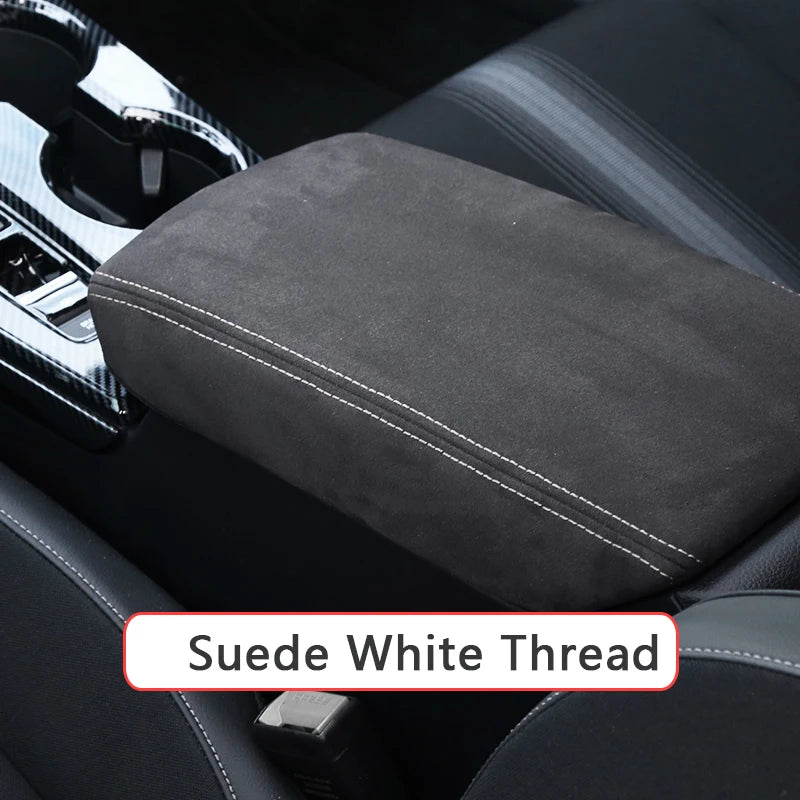 For Honda 2023 Civic 11th Gen Civic Car Armrest  Mat Center Storage Box Pad Protector Leather Cover Decoration Accessories