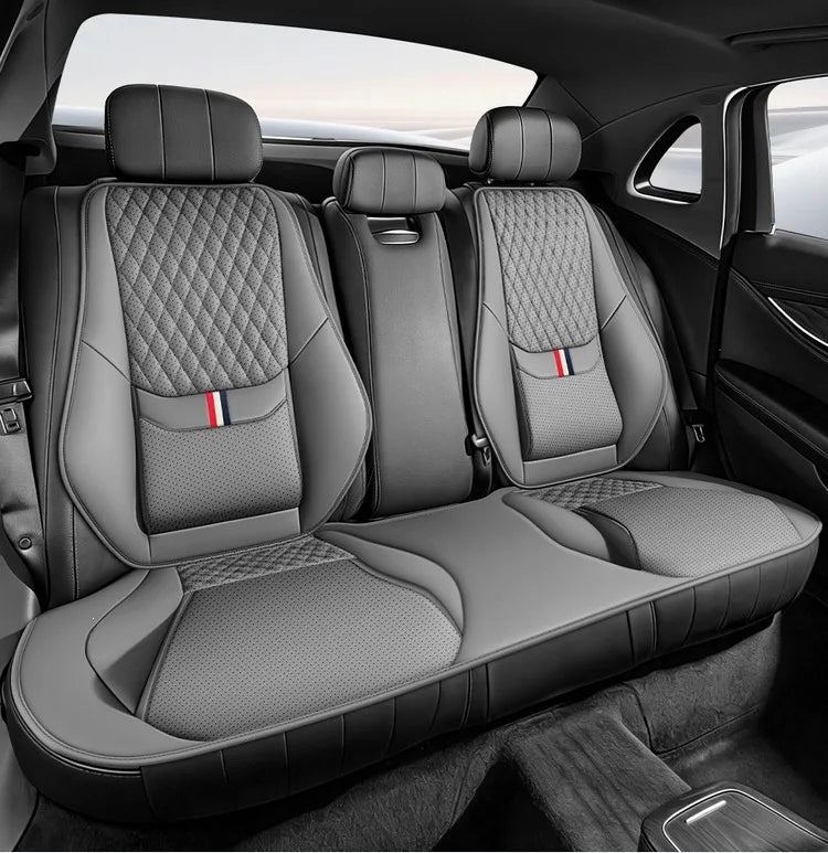 Universal Ergonomic Car Seat Cover Built-in 6cm Lumbar Support and Leg Bolster Breathabl detail view