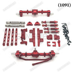 MN82 Remote Control Car Upgrade Metal Front and Rear Axle Drive Shaft Shock Absorber Tire for MN 1/12 MN82T LC79 MN82S MN82Pro