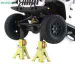 ♥1/10 Scale RC Car Jack Stands – 6T & 3T Mini Metal Jack Stands for RC Crawler Truck Acc detail view