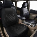 All Season Quited PU Leather Car Seat Cover Full Surrounded Seat Protector Waterproof Un detail view