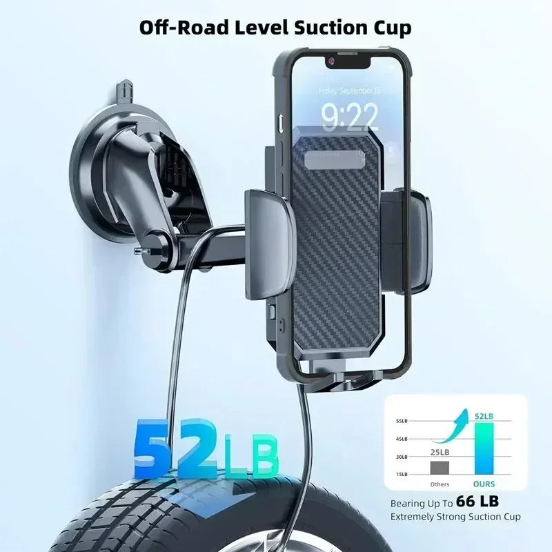 Car Phone Holder 360° Rotation Suction Mount