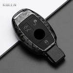 ABS Carbon Fiber Style Car Key Case Cover For Mercedes Benz A B C E Class GLS GLA GLK GLC CLS CLA AMG W204 W205 W212 W463 W176