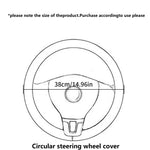 Plush Winter Steering Wheel Cover Without Inner Ring additional angle