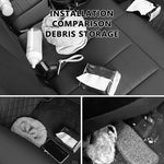 PU Leather Car Seat Back Organizer Hanging Storage Bag