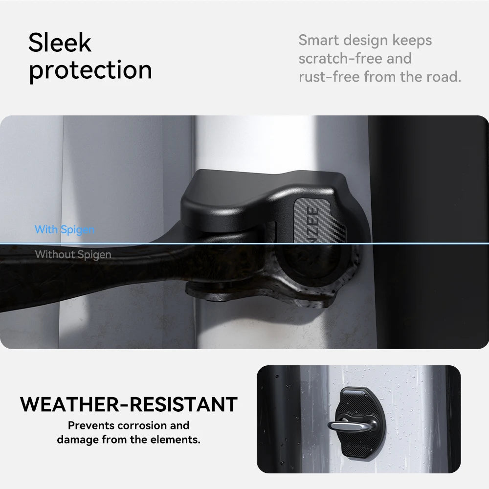 YZ For Tesla Model 3 Highland Y YL Juniper Car Door Lock Cover Protector Buckle Absorber detail view