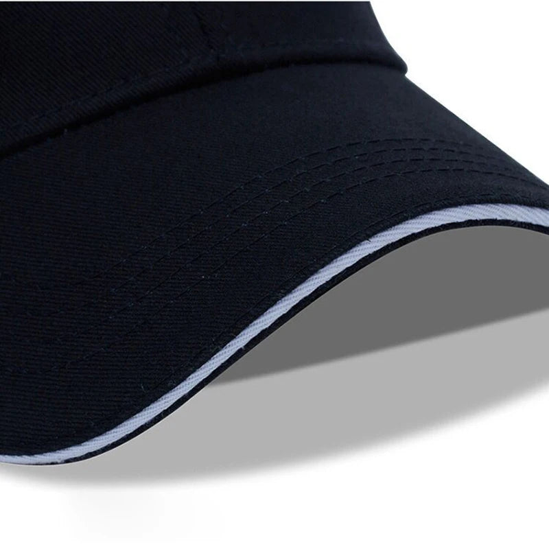 Tesla Emblem Baseball Cap | Outdoor Sports Hat for Tesla Enthusiasts detail view