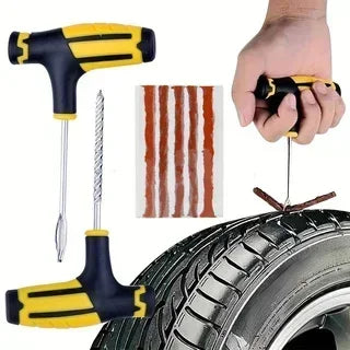 Car Tire Repair Kit Puncture Plug Tools Tyre Puncture Emergency for Tire Strips Stirri close-up view