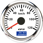 30/60/80/120/200 Km/h GPS Speedometer 52MM Car Truck Speed Gauge Meter With GPS Anten alternate view