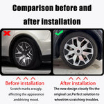 For Tesla Model YL 2026 4 Pack Hub Caps | 19 Inch Wheel Cover Set detail view