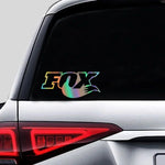 FOX Vinyl Sticker Creative Decal for Car Window Motorcycle Laptop Wall Auto Accessorie close-up view