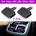 Interior Car Rear Air Conditioning AC Vent Grille Outlet Slider Knob Tab Clip Repair Kit For Volvo V90 S90 XC90 2016-2024