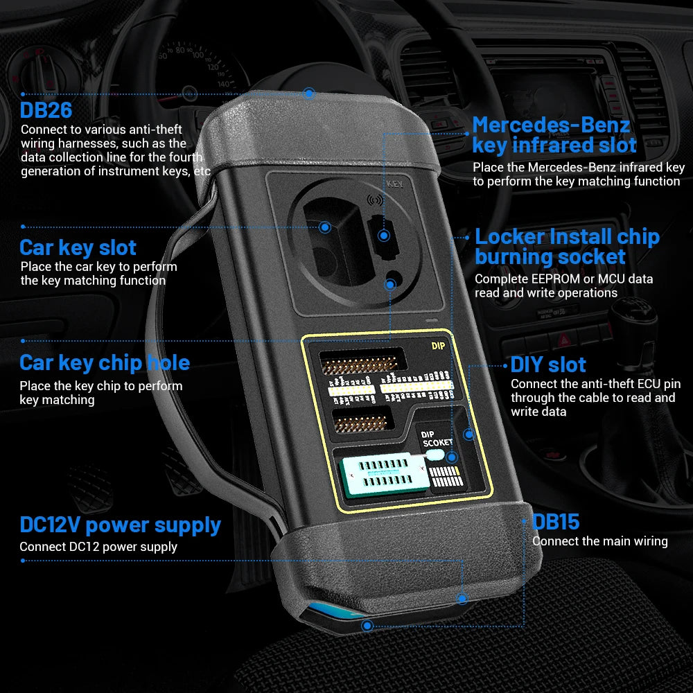 LAUNCH X-PROG 3 Key Programming Immobilizer Programmer Car Key Programmer tool XPROG3 for X431 V PRO3S+ PAD V xprog 3