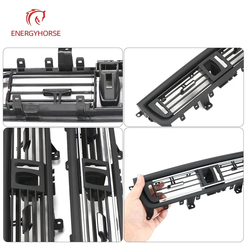 Front Center AC Air Vent Grille Cover Replacement For BMW 5 Series F10 F11 520i 523i 525i 528i 535i 64229166885 64229209136