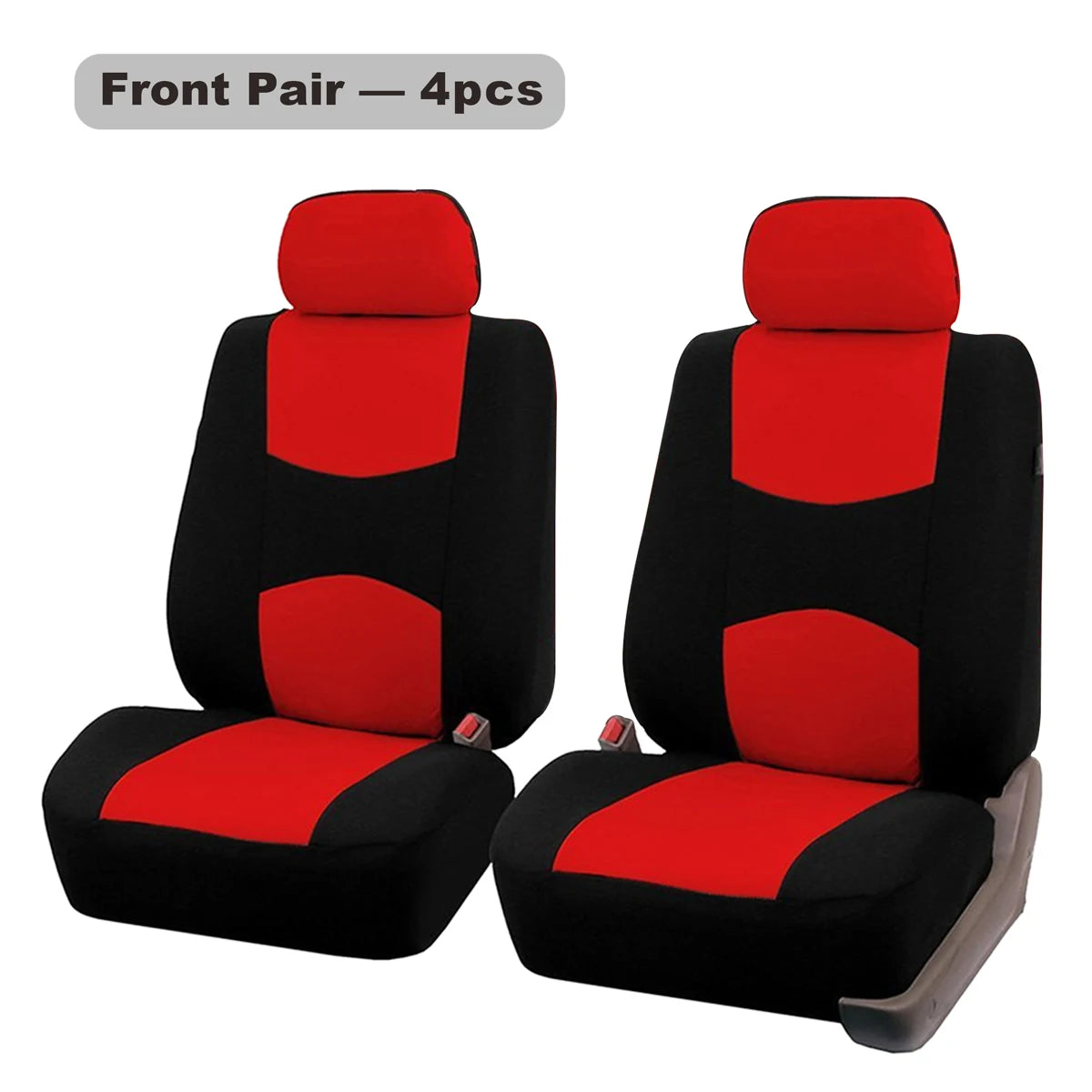 Universal Car Seat Cover Set 9 Pcs Polyester Knit Fabric Four Seasons additional angle