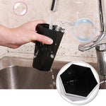 Portable Mini Car Trash Can with Lid detail view
