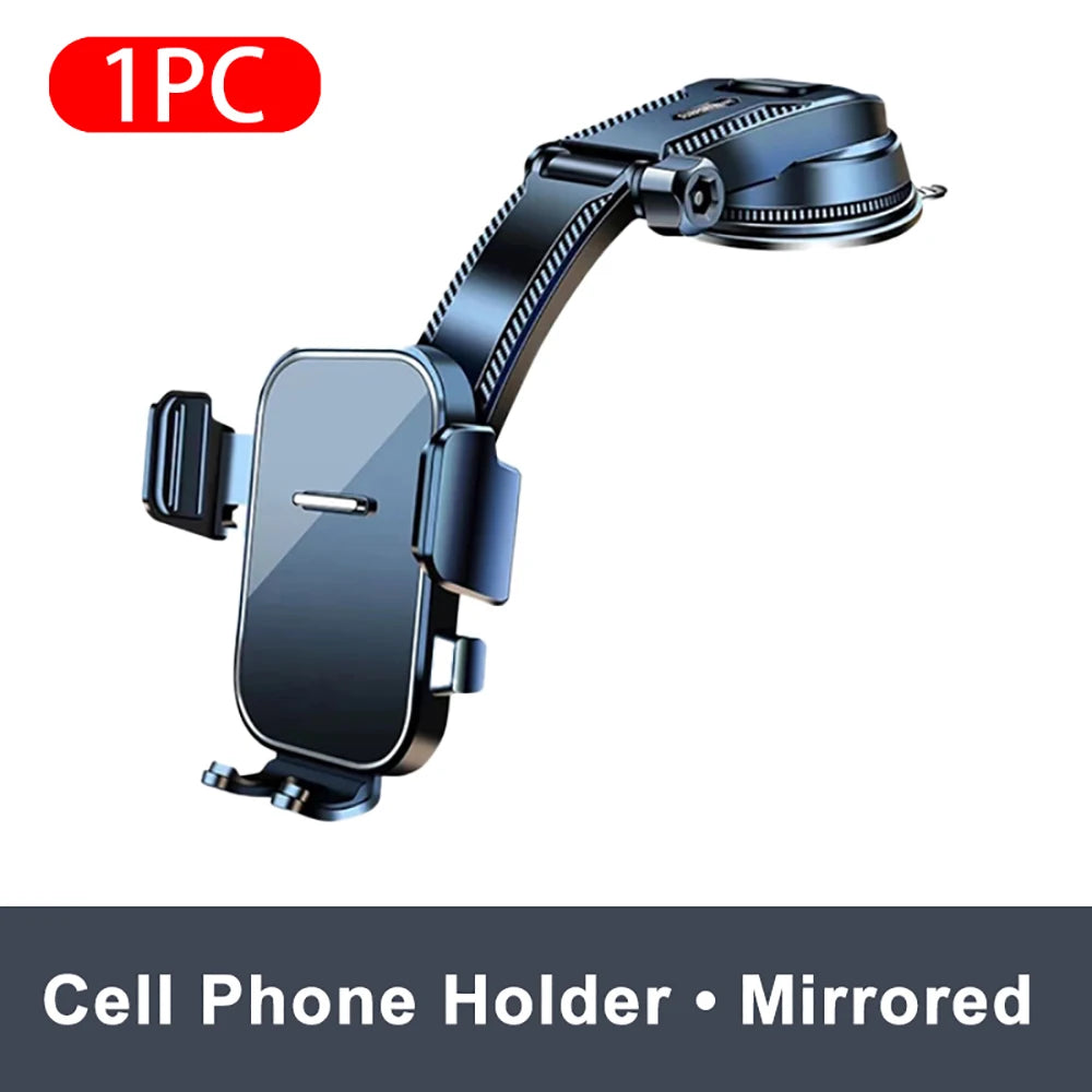 Car Phone Holder Windshield Dashboard 360° Rotation GPS Navigation Extension Rod detail view