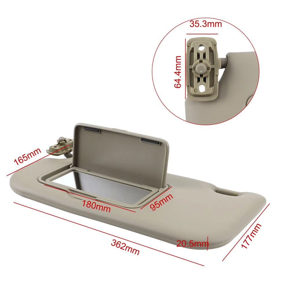 Suitable for Kia 2004-2009 Sportage Sun Visor Sportage Interior Sunshade 8520103010 8520203000 Car Sun Visor for Kia