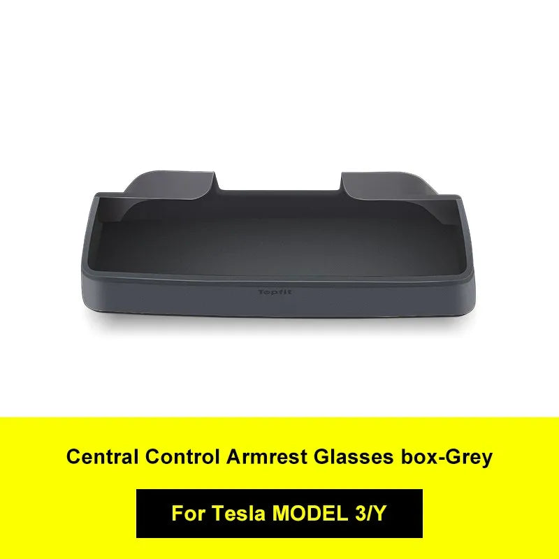 For Tesla Model 3 Model Y Accessories 2023 Central Control Armrest Box Phone Pocket C alternate view