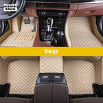 CUWEUSANG Custom Car Floor Mats For Honda Jazz Fit Auto Carpets Foot Coche Accessorie