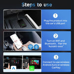CarlinKit 5.0 Wireless Android Auto & CarPlay Adapter | 2Air & CP2A for OEM Cars lifestyle view
