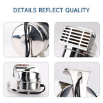 ALLREY 12V Marine Snail Electric Horn 304 Stainless Steel Super Loud Car Horn Waterproof Warning Electric Horn For Speedboat Car