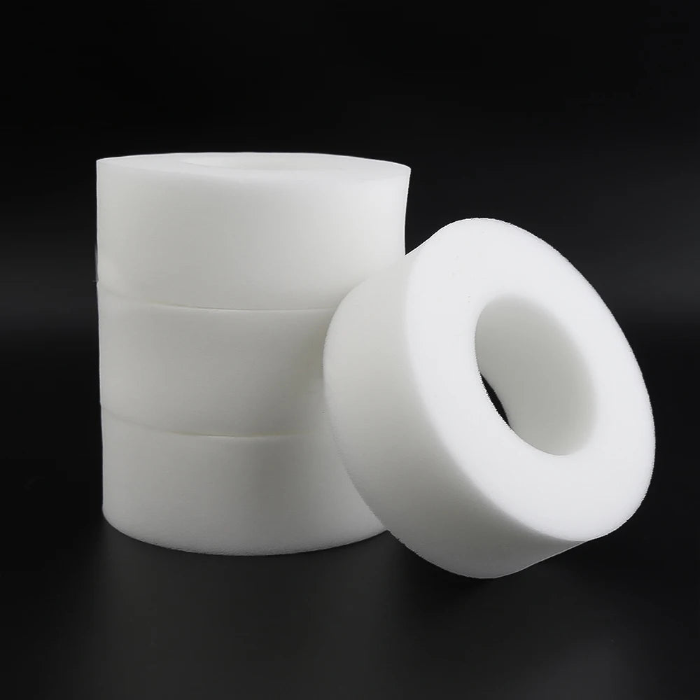Milky White Soft Rubber 1.9 Crawler Tires 118x45MM 1:10 RC lifestyle view