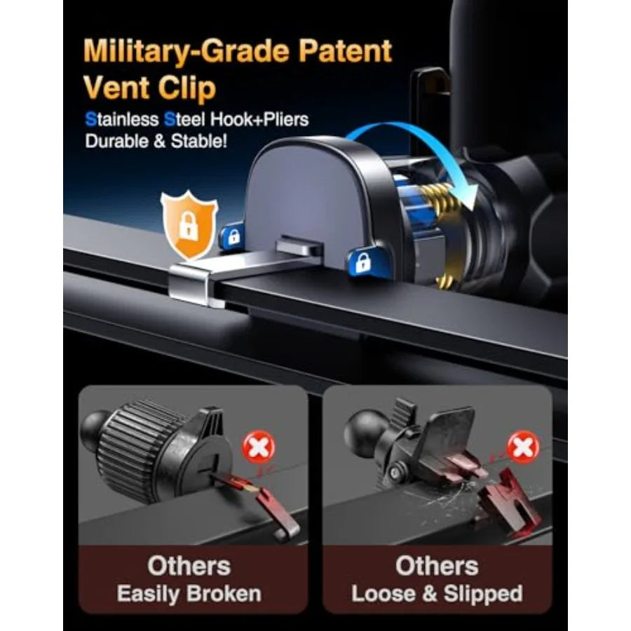 Phone Holders for Your Car Ultimate Military-Grade Car Phone Holder Mount Patent and alternate view