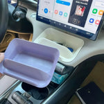 Center Console Storage Box for BYD Dolphin 2021-2025 Under Screen ABS Organizer Tray for Phone Sungl