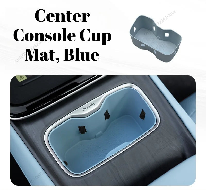 Automotive Interior Wireless Charging Pad Central Control Storage Sundries Box Cup Holder Accessories For Deepal S05 2026 2025