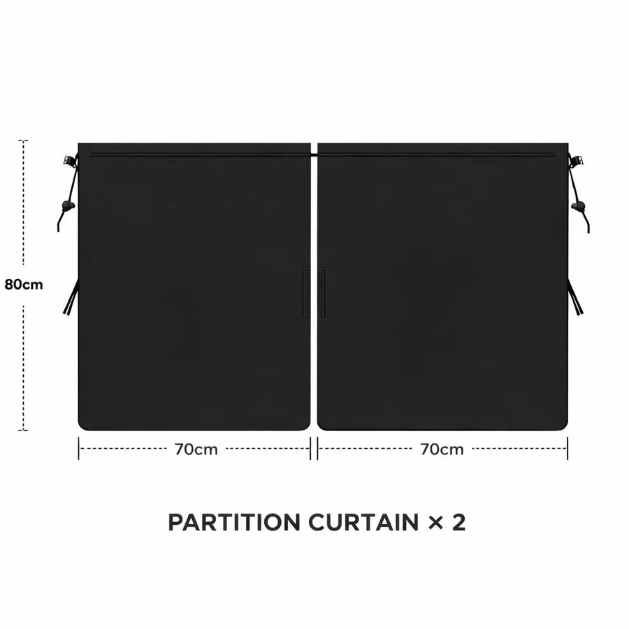 Car Privacy Curtain Window Shade Blackout Sunshade for Travel Camping Sleep Vehicle S alternate view