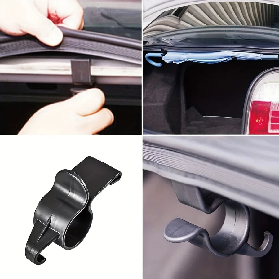 2pcs/Pack Car Trunk Hook Umbrella Hanger Plant Towel Hook car accessories interior ca lifestyle view