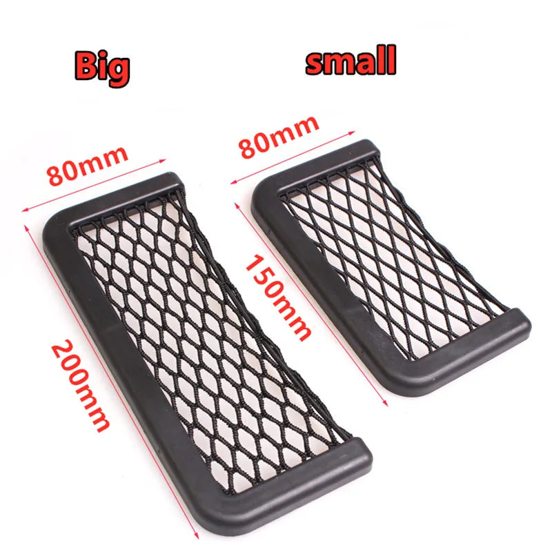1Pcs Car Organizer Storage Bag Auto Paste Net Pocket Phone Holder Car Accessories 20c alternate view