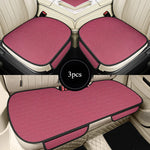 Ice Silk Car Seat Cushion Breathable Non-Slip | Square / Long / 3-Piece additional angle