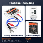 ANCEL BM200 12V Battery Monitor Wireless Bluetooth Car Battery Health APP Monitoring Battery Tester Tools For Android IOS