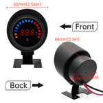 52mm Digital Water Temp Gauge | LED Display with Sensor and Radiator Hose Adapter alternate view