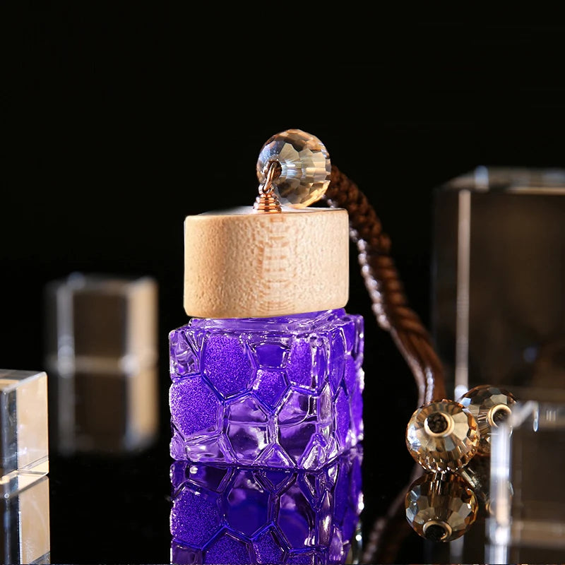 Car Air Freshener Hanging Pendant,High-End Water Cube Scent Diffuser,Long-Lasting Fragrance Car Accessory,Perfect for Vehicles