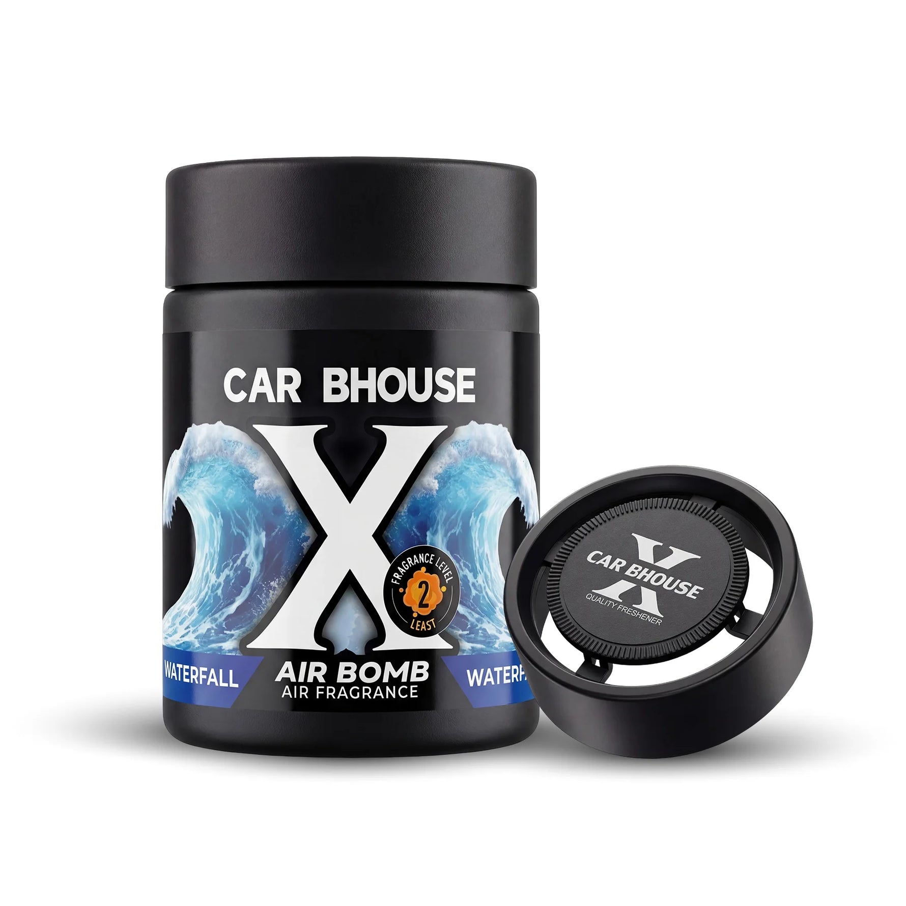 Portable Car Air Freshener | Solid Fiber Cotton Diffuser with Tropical Fruit Scent detail view